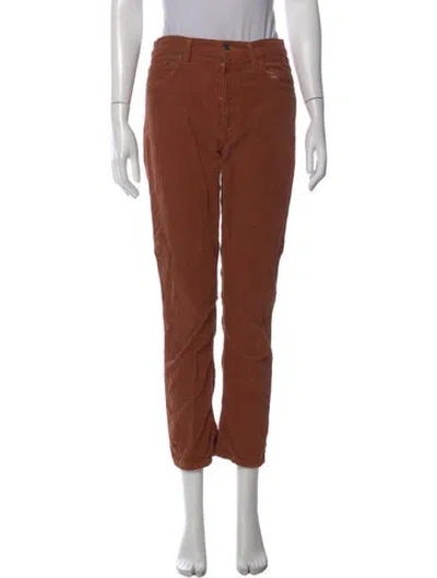 Pre-owned Agolde Straight Leg Pants In Brown