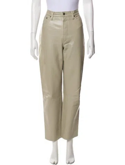 Pre-owned Agolde Straight Leg Pants In Gray