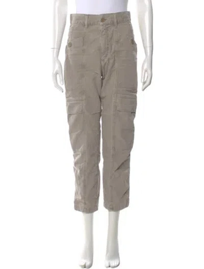 Pre-owned Agolde Straight Leg Pants In Gray