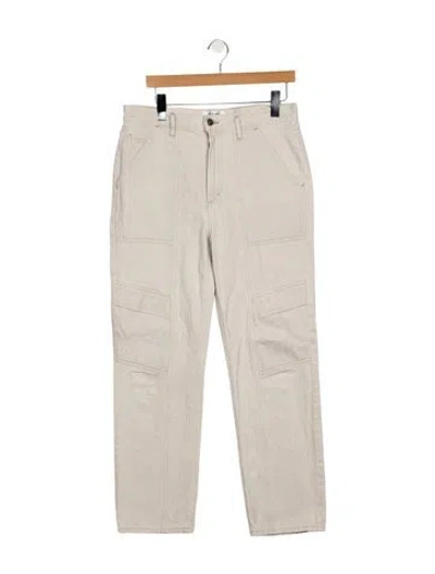 Pre-owned Agolde Straight Leg Pants In Gray