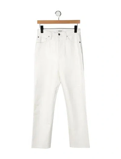 Pre-owned Agolde Straight Leg Pants In Green