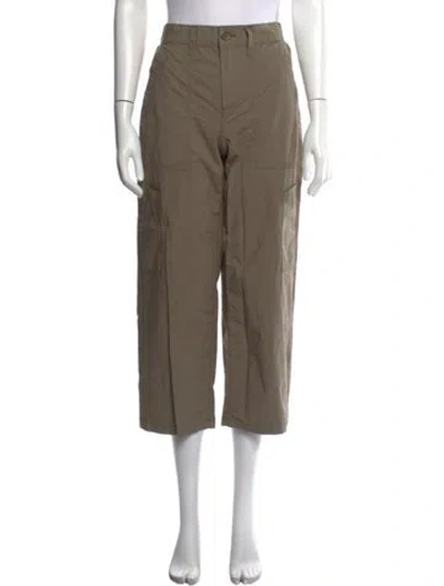 Pre-owned Agolde Straight Leg Pants In Green