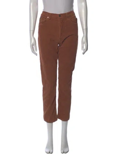 Pre-owned Agolde Straight Leg Pants In Green