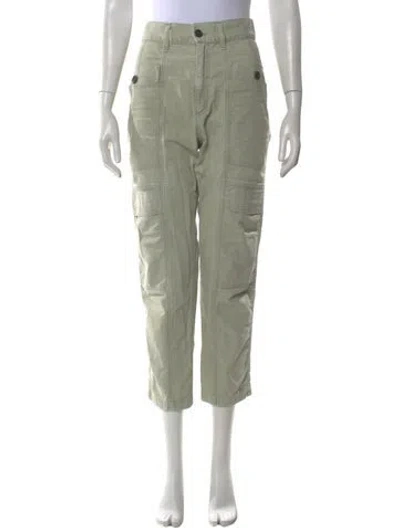 Pre-owned Agolde Straight Leg Pants In Green