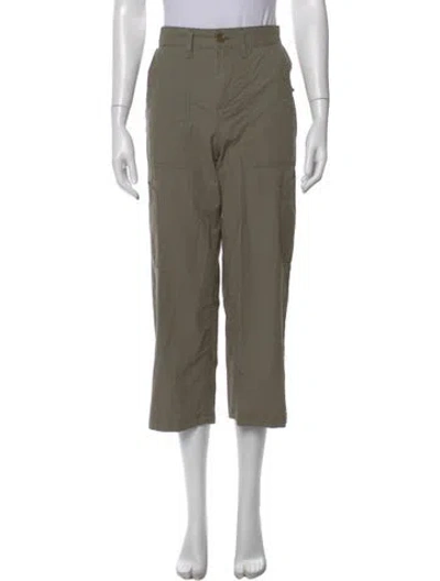 Pre-owned Agolde Straight Leg Pants In Green