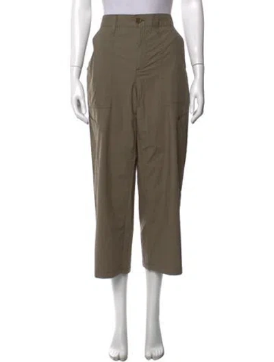 Pre-owned Agolde Straight Leg Pants In Green