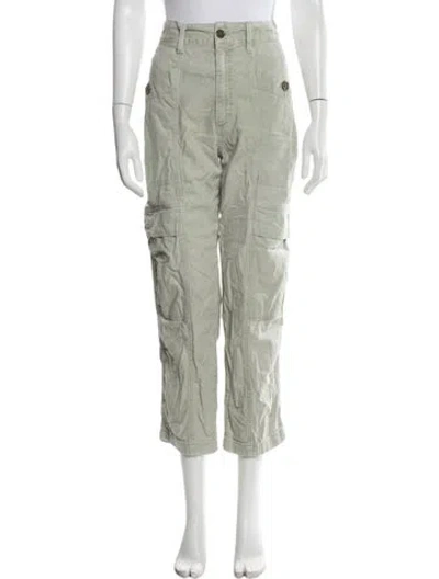 Pre-owned Agolde Straight Leg Pants In Green