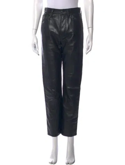 Pre-owned Agolde Straight Leg Pants In Grey