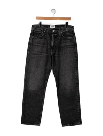 Pre-owned Agolde Straight Leg Pants In Grey