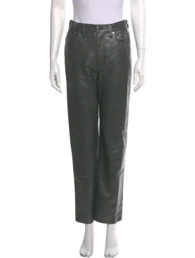 Pre-owned Agolde Straight Leg Pants In Multi