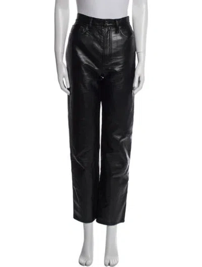 Pre-owned Agolde Straight Leg Pants In Multi