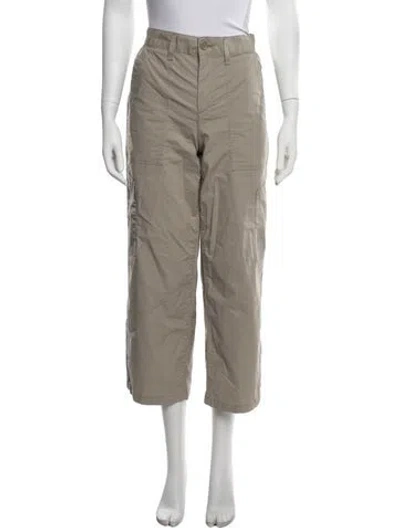 Pre-owned Agolde Straight Leg Pants In Neutrals