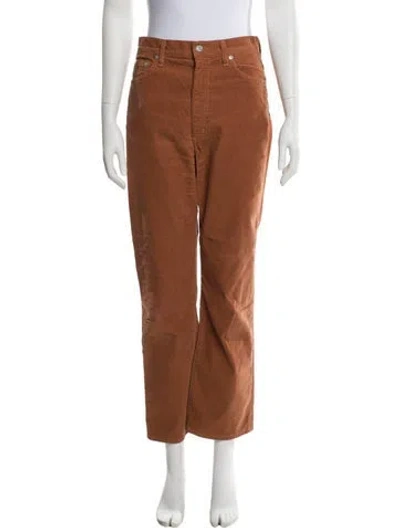 Pre-owned Agolde Straight Leg Pants In Orange