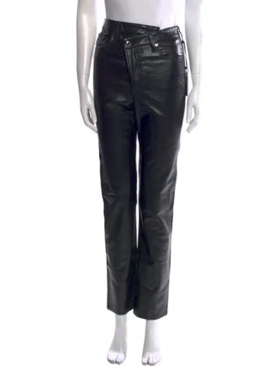 Pre-owned Agolde Straight Leg Pants W/ Tags In Black
