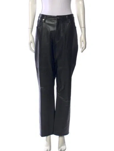 Pre-owned Agolde Straight Leg Pants W/ Tags In Black