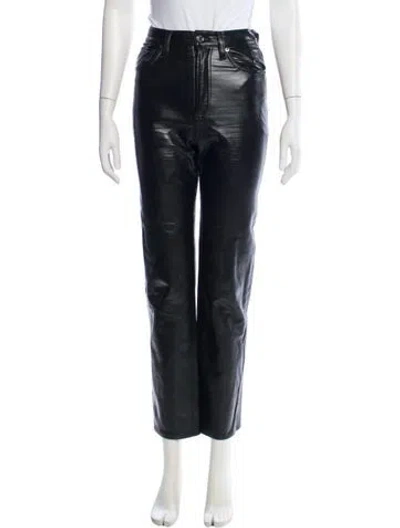Pre-owned Agolde Straight Leg Pants W/ Tags In Black