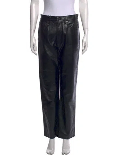 Pre-owned Agolde Straight Leg Pants W/ Tags In Black