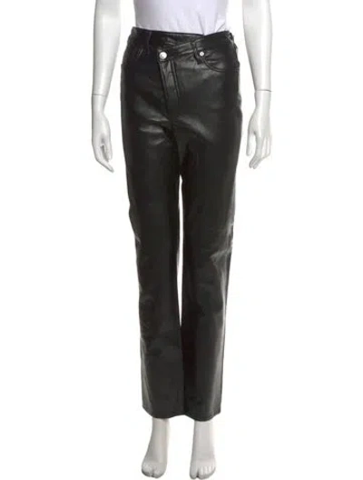 Pre-owned Agolde Straight Leg Pants W/ Tags In Black