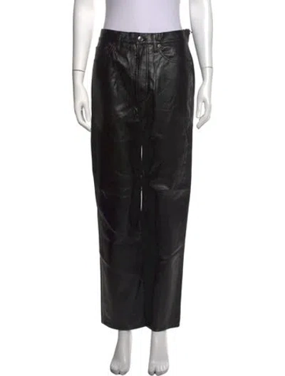 Pre-owned Agolde Straight Leg Pants W/ Tags In Black