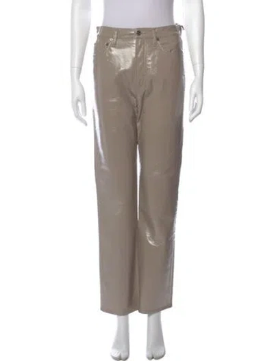 Pre-owned Agolde Straight Leg Pants W/ Tags In Neutral