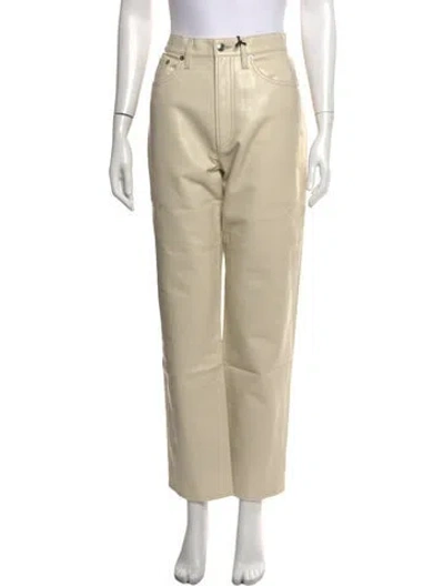 Pre-owned Agolde Straight Leg Pants W/ Tags In Neutrals