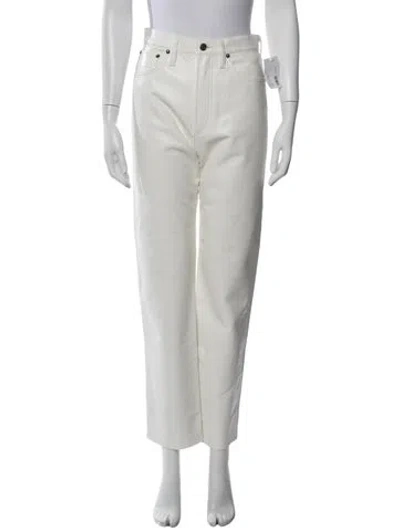 Pre-owned Agolde Straight Leg Pants W/ Tags In Neutrals