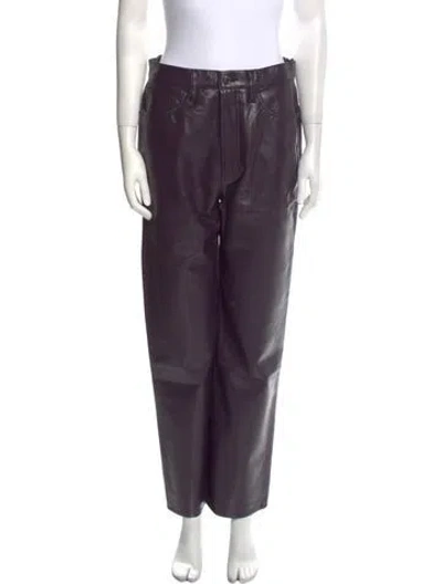 Pre-owned Agolde Straight Leg Pants W/ Tags In Purple