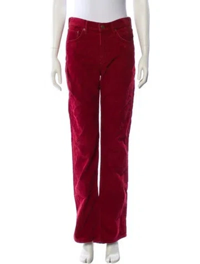 Pre-owned Agolde Straight Leg Pants W/ Tags In Red