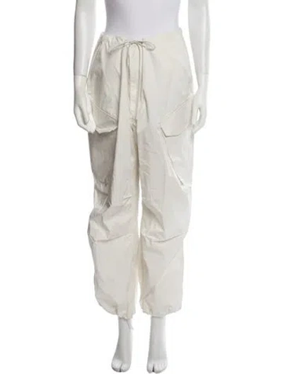 Pre-owned Agolde Straight Leg Pants In White