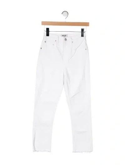 Pre-owned Agolde Straight Leg Pants In White