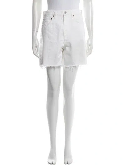 Pre-owned Agolde Straight Leg Pants In White