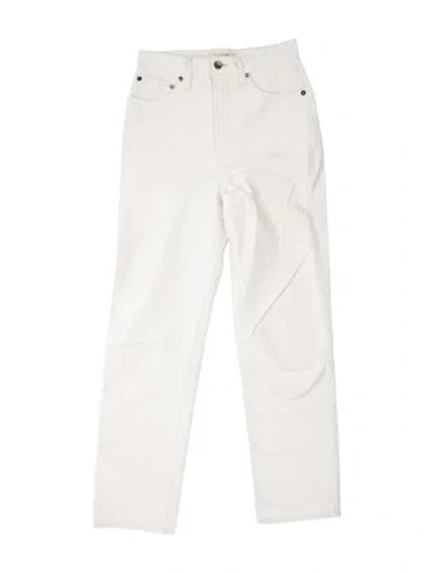 Pre-owned Agolde Straight Leg Pants In White