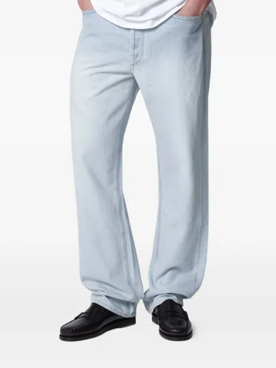 Agolde Straight-leg Denim Jeans In Blue