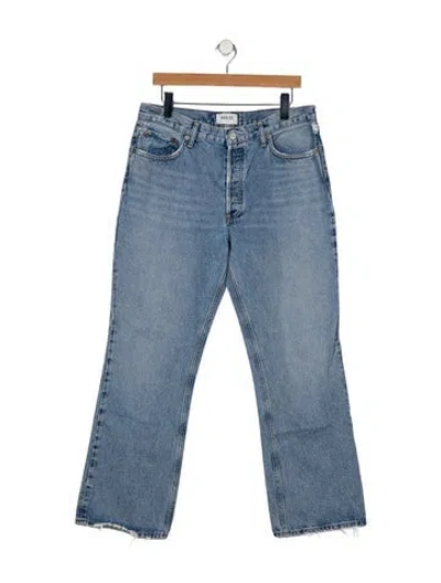 Pre-owned Agolde Straight-leg Jeans In Blue