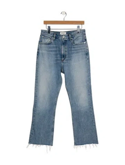 Pre-owned Agolde Straight-leg Jeans In Blue
