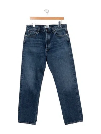 Pre-owned Agolde Straight-leg Jeans In Blue