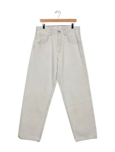Pre-owned Agolde Straight-leg Jeans In Blue