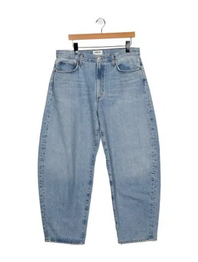 Pre-owned Agolde Straight-leg Jeans In Blue
