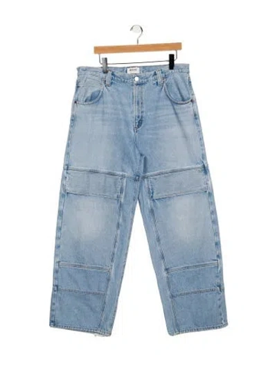 Pre-owned Agolde Straight-leg Jeans In Blue