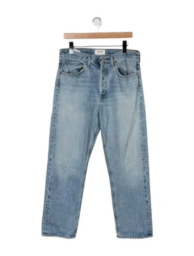Pre-owned Agolde Straight-leg Jeans In Blue