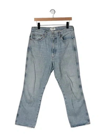 Pre-owned Agolde Straight-leg Jeans In Blue