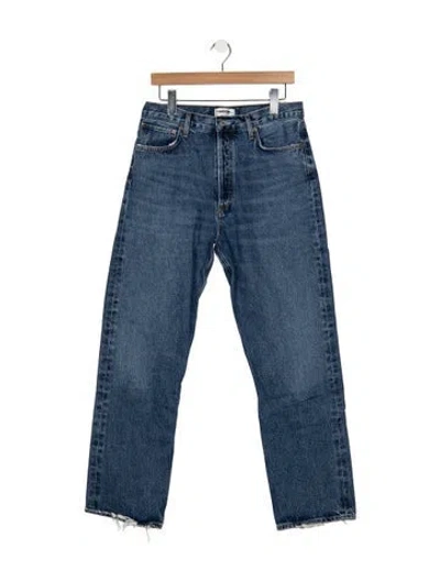 Pre-owned Agolde Straight-leg Jeans In Blue