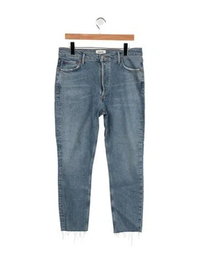 Pre-owned Agolde Straight-leg Jeans In Blue