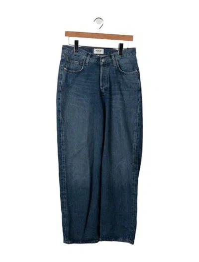 Pre-owned Agolde Straight-leg Jeans In Blue