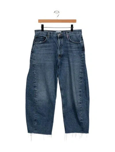 Pre-owned Agolde Straight-leg Jeans In Blue