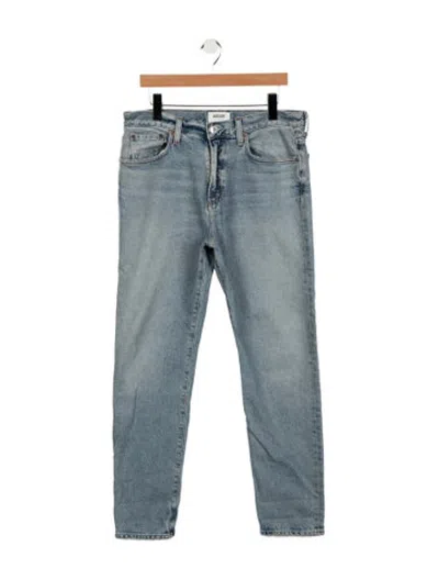 Pre-owned Agolde Straight-leg Jeans In Blue