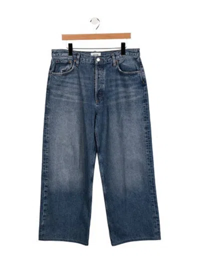 Pre-owned Agolde Straight-leg Jeans In Blue