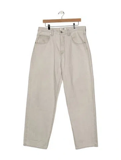 Pre-owned Agolde Straight-leg Jeans In Grey