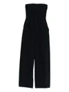 Agolde Strapless Jumpsuit In Black