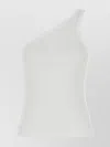 Agolde Stretch Cotton Blend Tank Top In White